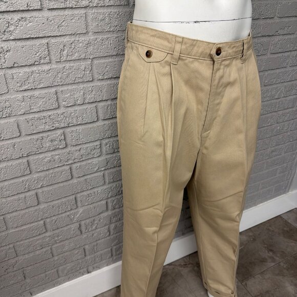 Vintage Khaki Dockers Men’s Loose Fit Trousers Dress Pants Size 34 x 30 - Picture 5 of 9